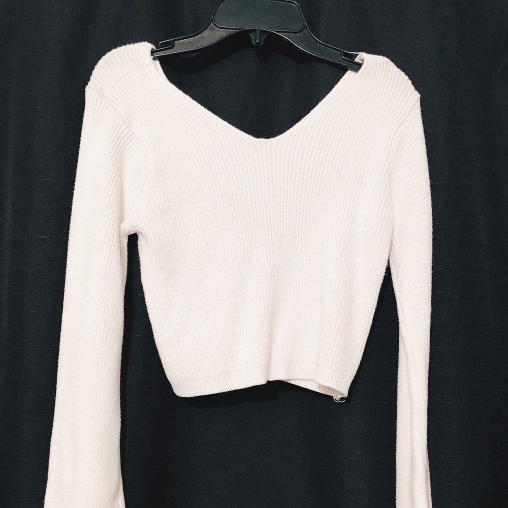 Knit crop top